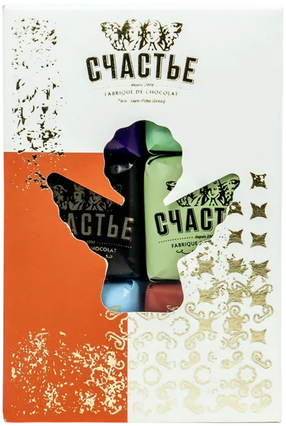 Изображение Конфеты Счастье пралине 6 шт Счастье КФ кор, 300 г