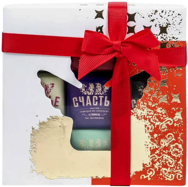 Изображение Конфеты Счастье пралине ассорти 9 шт Счастье КФ кор, 450 г