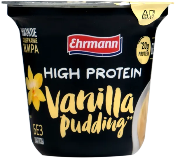 Изображение Пудинг 1,5% протеин ваниль Эрманн хай Эрманн п/б, 200 г