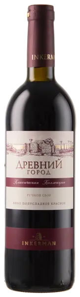 Изображение Вино красное п/сл столовое инкерман древний город Инкерман с/б, 0,75 л