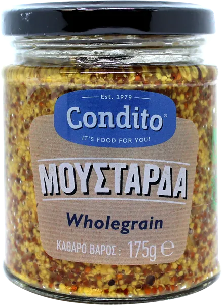 Изображение Горчица Кондито зернистая Кондито СА с/б, 175 г