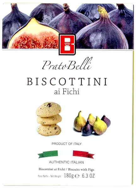 Изображение Печенье бискотти Бискоттифичио Белли с инжиром Бискоттифичио кор, 180 г