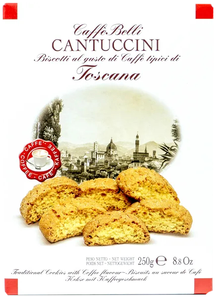 Изображение Кантуччини Бискоттифичио Белли с ароматом кофе Бискоттифичио кор, 250 г