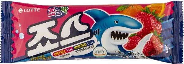 Изображение Фруктовый Лед эскимо Лотте акула Лотте м/у, 75 г