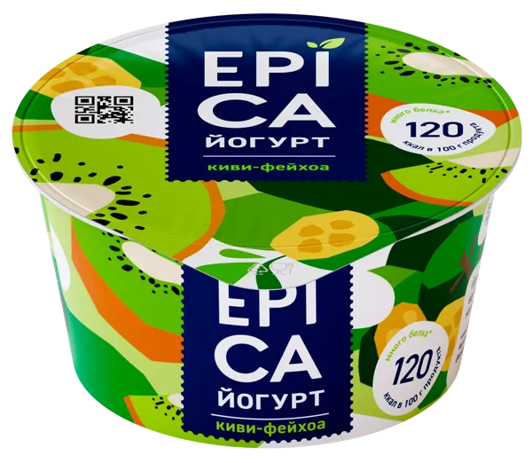 Изображение Йогурт 4,8% Эпика киви фейхоа Эрманн п/б, 130 г
