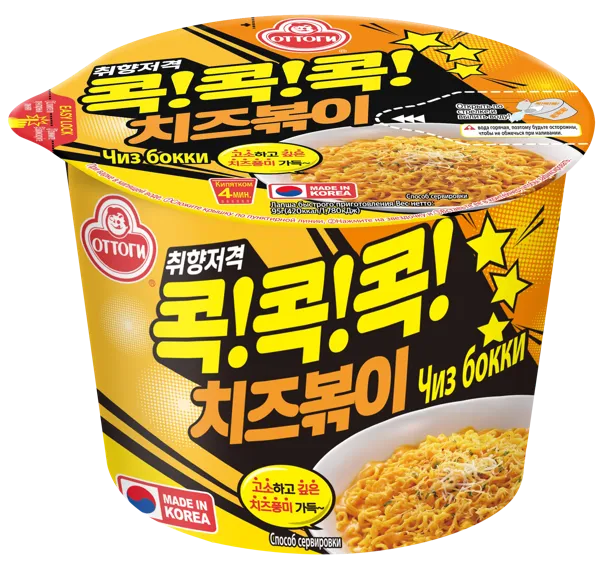 Изображение Лапша быстрого приготовления Оттоги рамен с сыром Оттоги к/у, 95 г