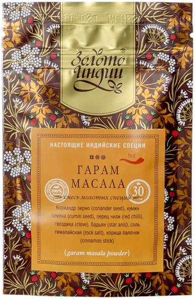 Изображение Гарам масала Золото Индии Евграфов М.М. м/у, 30 г