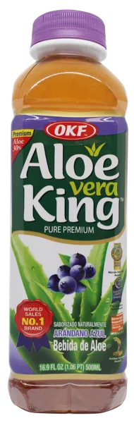 Изображение Напиток негаз сокосодержащий Алоэ Кинг голубика ОКФ Корпорейшн п/б, 0,5 л