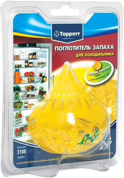 Изображение Поглотитель запаха и влаги Топперр лимон Сейнтри Индастриал п/у, 1 шт