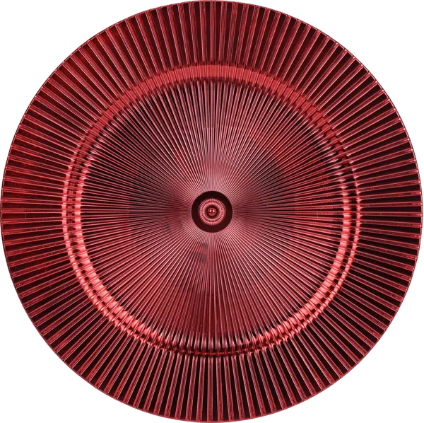 Изображение Тарелка 33см декоративная Купман красная в ассортименте Купман Интернэшнл , 1 шт
