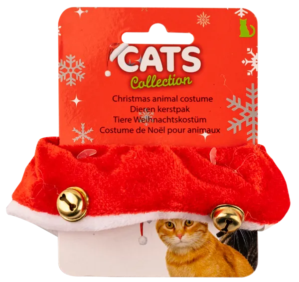 Изображение Ошейник для животных Купман красный с бубенцами Купман Интернэшнл , 1 шт