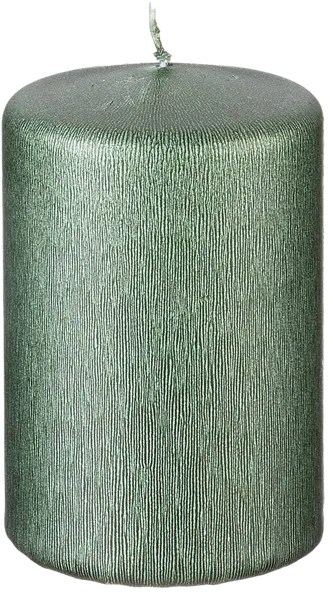 Изображение Свеча 9см столбик Эдпол селебрейшн зеленая Эдпол , 1 шт