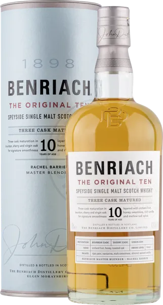 Изображение Виски односолодовый Бенриах Ориджинал Тен спейсайд 10 Бенриах п/у, 0,7 л