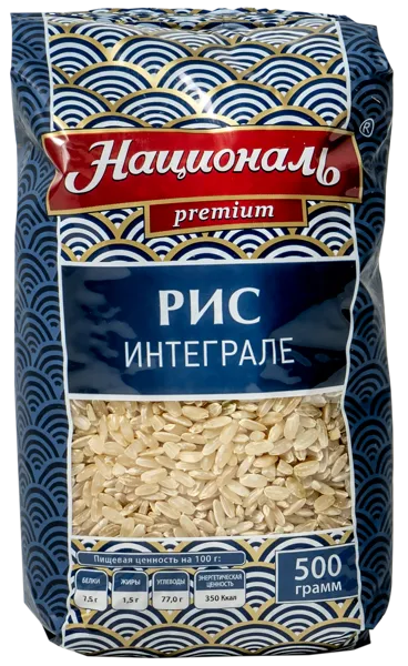 Изображение Рис бурый Националь интеграле Ангстрем Трейдинг м/у, 500 г