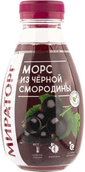 Изображение Морс негаз Мираторг смородина ООО ТК Мираторг п/б, 0,37 л