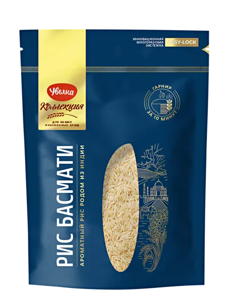 Изображение Рис длиннозерный Увелка коллекция басмати Ресурс м/у, 500 г