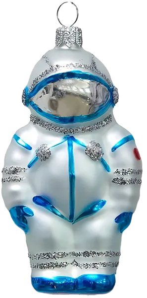Изображение Фигурка Космонавт стекло Ёлочка с 1874 Клинская игрушка к/у, 1 шт