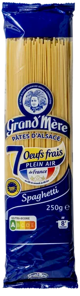 Изображение Макароны яичные 30% Гранд Мере спагетти Хеймбургер САС м/у, 250 г