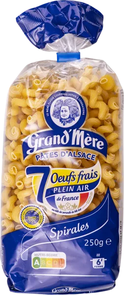 Изображение Макароны яичные 30% Гранд Мере спирали Хеймбургер САС м/у, 250 г