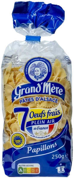 Изображение Макароны яичные 30% Гранд Мере фарфалле Хеймбургер САС м/у, 250 г