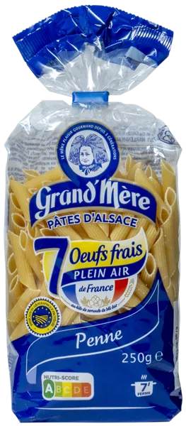 Изображение Макароны яичные 30% Гранд Мере пенне Хеймбургер САС м/у, 250 г