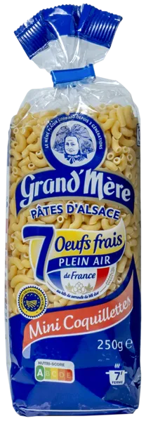 Изображение Макароны яичные 30% Гранд Мере кокилетс мини Хеймбургер САС м/у, 250 г