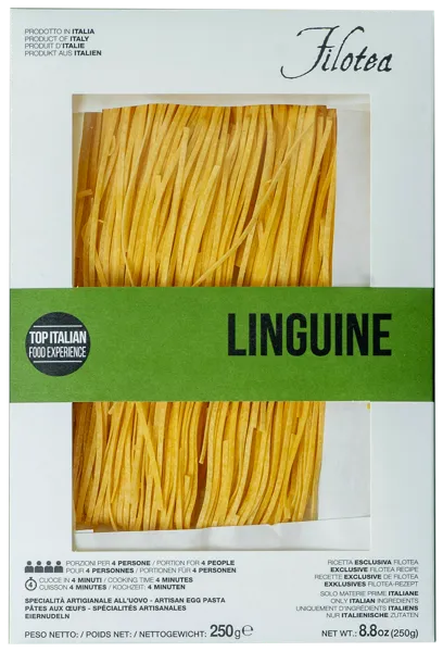 Изображение Макароны яичные 27% Филотеа из Марке лингвини Филотеа СРЛ кор, 250 г