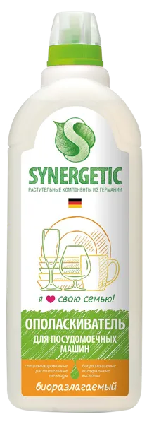 Изображение Ополаскиватель для ПММ Синергетик БИО биоразлагаемый Синергетик п/у, 750 мл