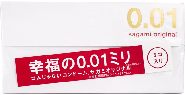 Изображение Презервативы ультратонкие Сагами ориджинал 0,01мм Сагами к/у, 5 шт