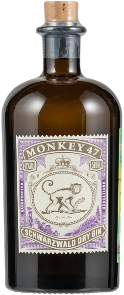 Изображение Джин 47% Манки 47 шварцвальд драй Блэк Форест с/б, 0,5 л