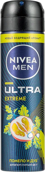 Изображение Дезодорант спрей мужской Нивея ультра титан Байерсдорф ж/б, 150 мл