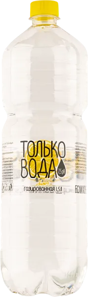 Изображение Вода газ Только вода питьевая лимон ЭКО-Лаб п/б, 1,5 л