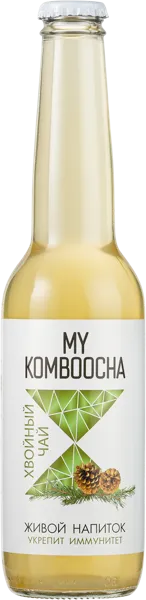Изображение Напиток газ Май комбуча хвойный чай Червонобаб Н.Л. с/б, 0,33 л