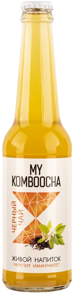 Изображение Напиток газ Май комбуча черный чай Червонобаб Н.Л. с/б, 0,33 л