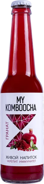 Изображение Напиток газ Май комбуча гранат Червонобаб Н.Л. с/б, 0,33 л