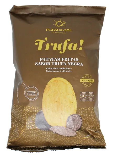 Изображение Чипсы картофельные Плаза дель Соль из Аликанте с черным трюфелем Плаза Дель Соль м/у, 115 г