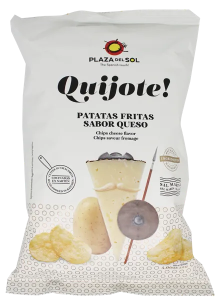 Изображение Чипсы картофельные Плаза дель Соль из Аликанте с сыром Плаза Дель Соль м/у, 115 г