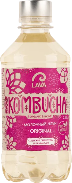 Изображение Напиток газ Лава Комбуча молочный улун ориджинал Хозсфера п/б, 0,33 л