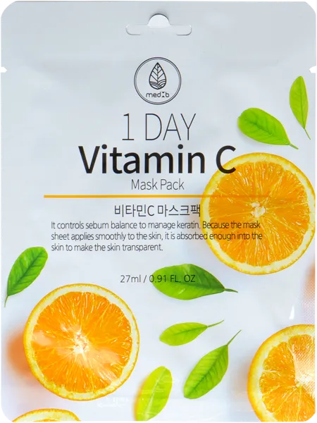 Изображение Маска питание для лица Мед Би витамин С Синдо м/у, 1 шт