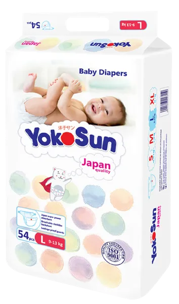 Изображение Подгузники L 9-13 кг Йокосан комфорт Азия Лайф м/у, 54 шт