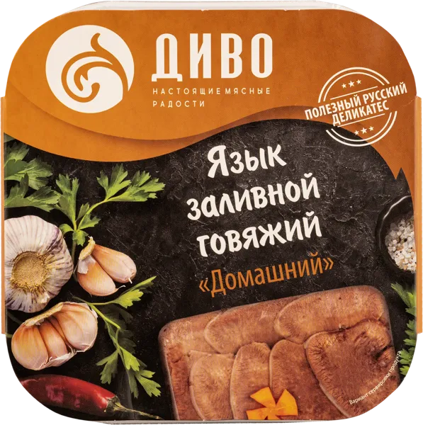 Изображение Язык заливной Диво говяжий Диво ООО п/у, 300 г