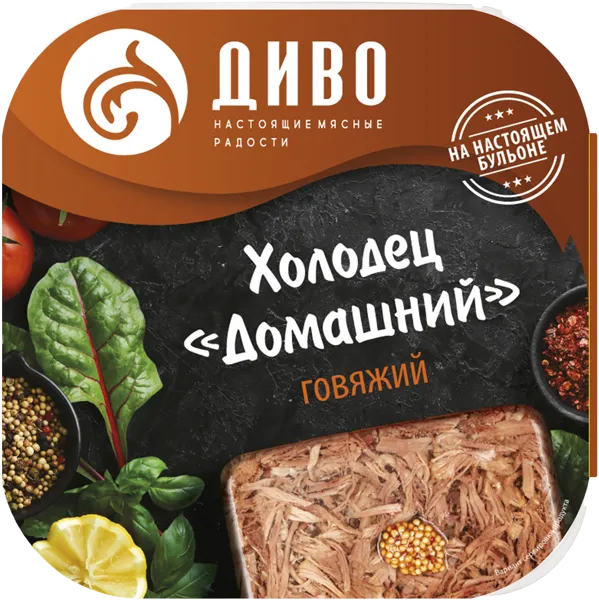 Изображение Холодец говяжий Диво домашний Диво ООО п/у, 300 г