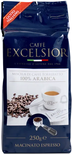 Изображение Кофе молотый Эксельсиор эспрессо 100% арабика Эксельсиор СРЛ м/у, 250 г