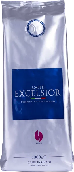 Изображение Кофе в зернах Эксельсиор рубин 60% арабика Эксельсиор СРЛ м/у, 1 КГ