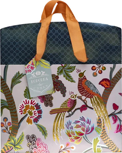 Изображение Коробка-сумка 27*19,5см Лакарт шмель в цветах Лакарт , 1 шт