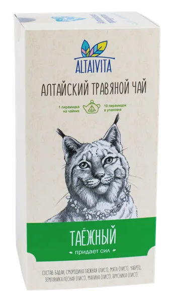 Изображение Чай травяной в пирамидках Алтайвита таёжный Алтайвита кор, 10*4 г
