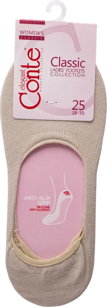 Изображение Подследники размер 25 женские Конте Классик 16С-12СП бежевый Конте СПА м/у, 1 пара