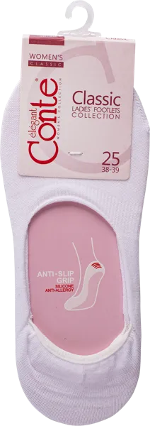 Изображение Подследники размер 25 женские Конте Классик 16С-12СП белый Конте СПА м/у, 1 пара