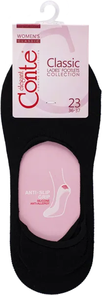 Изображение Подследники размер 23 женские Конте Классик 16С-12СП черный Конте СПА м/у, 1 пара