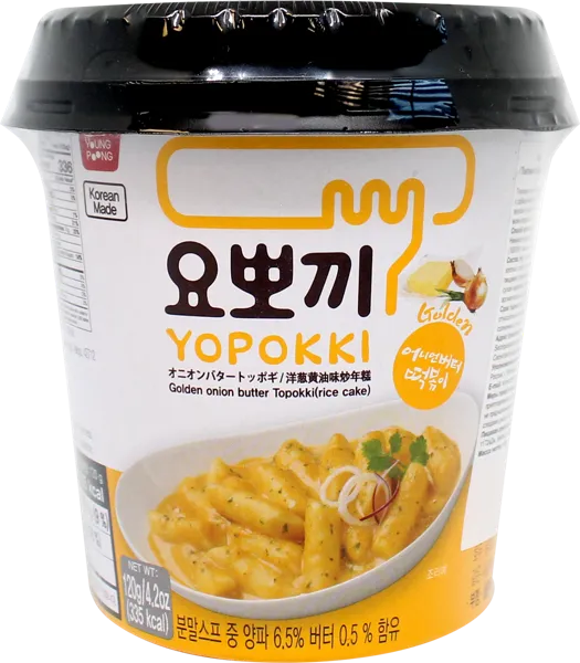 Изображение Токпокки рисовые Епокки сливочно-луковый соус Янг Пунг к/у, 120 г